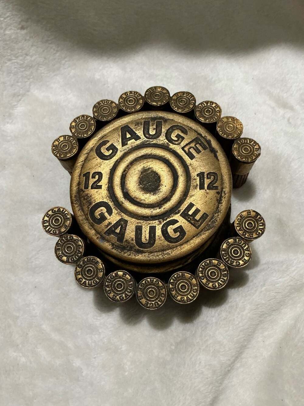 Ebros Gift 12 Gauge Shotgun Shell Coasters Set